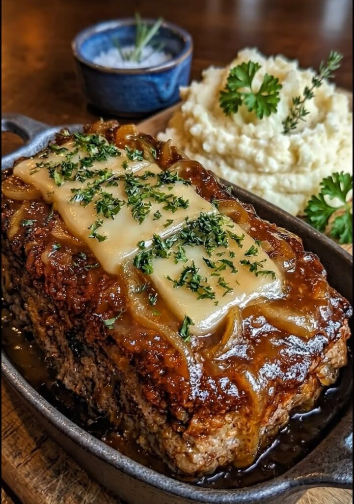 French Onion Meatloaf