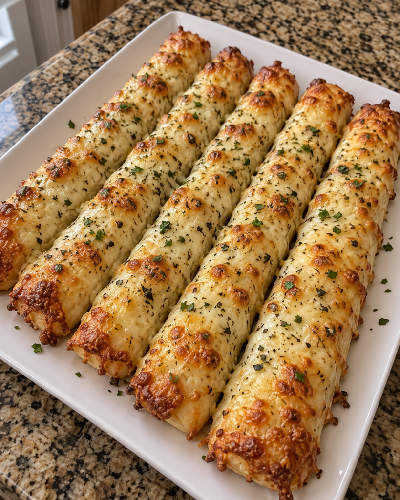 Cheesy Garlic Breadsticks