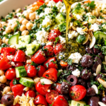 Mediterranean Orzo Chickpea Salad