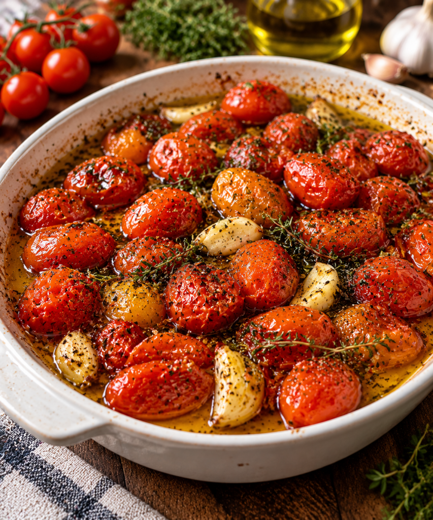 Tomato Confit (Easy Slow Roast Tomatoes) Recipe