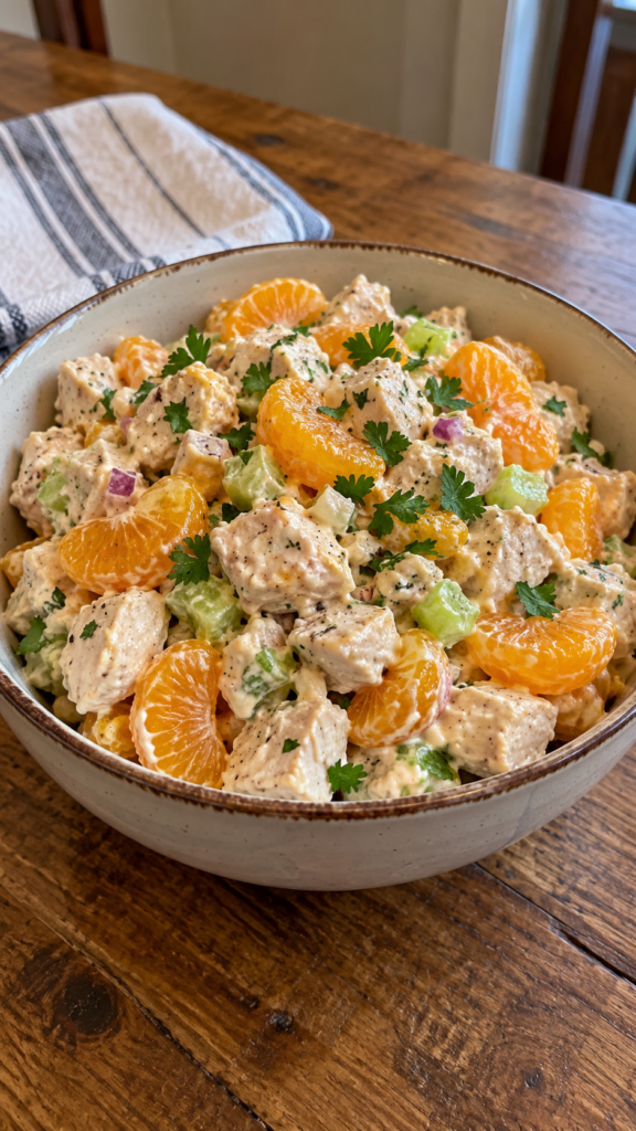Creamy Orange Chicken Salad