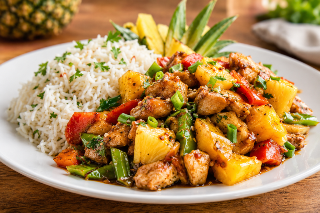 Pineapple Chicken and Rice