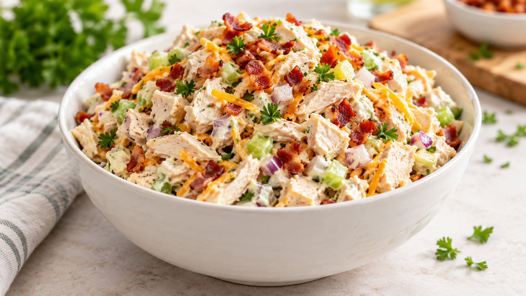 Chicken Bacon Ranch Salad