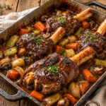 Slow-Braised Beef Shanks with Rich Brown Gravy