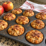 Easy Apple Cinnamon Muffins with Cinnamon Sugar