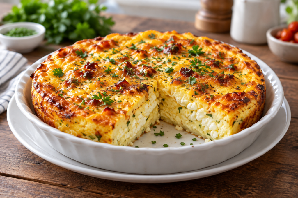 Baked Cottage Cheese Eggs 