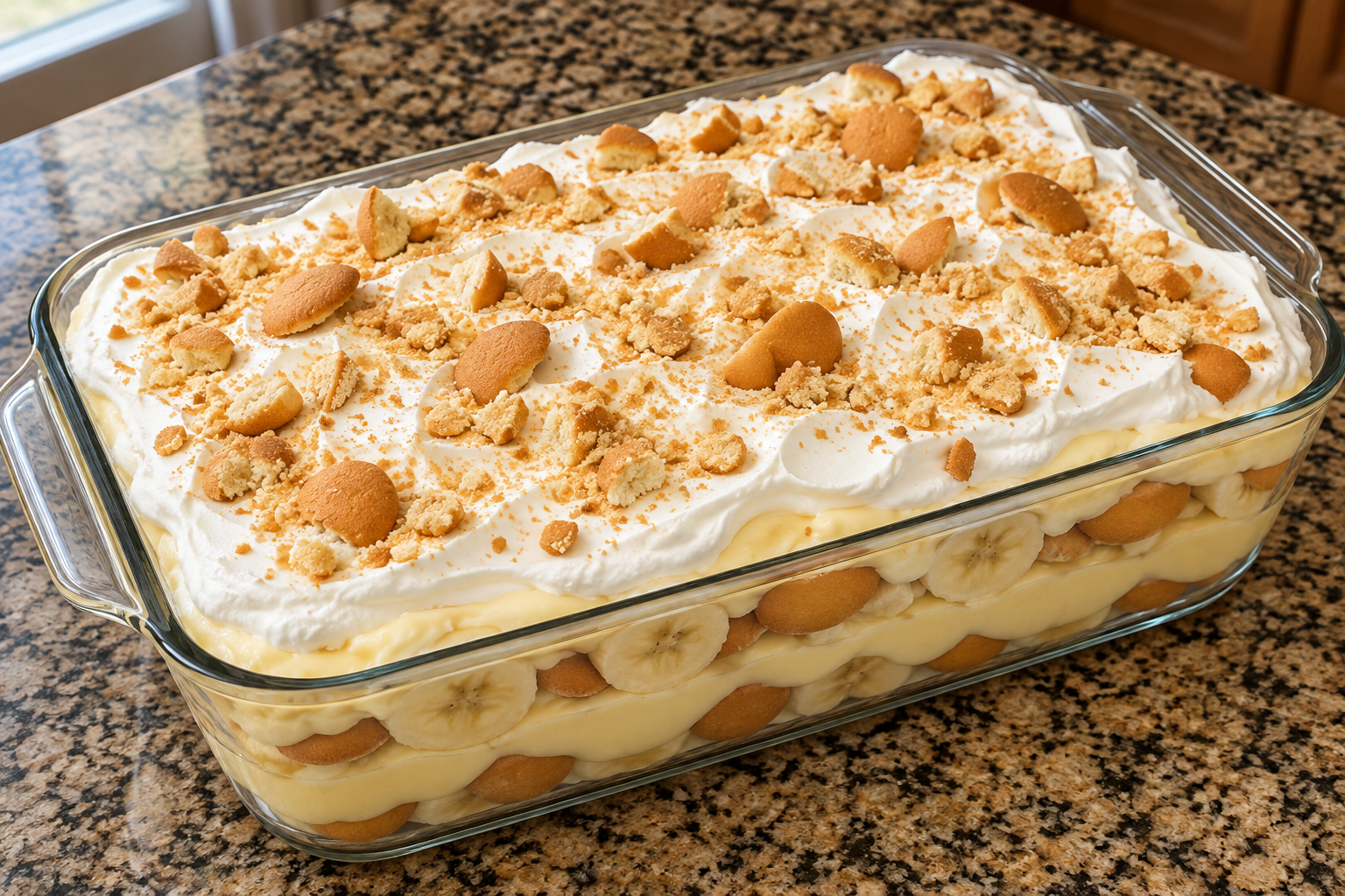no-bake banana cream pie dessert