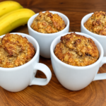 Banana Oatmeal Mug Cakes