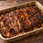 honey garlic glazed beef roast