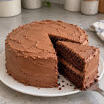 Homemade Chocolate Fudge Cake