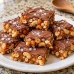 chocolate caramel nut bars