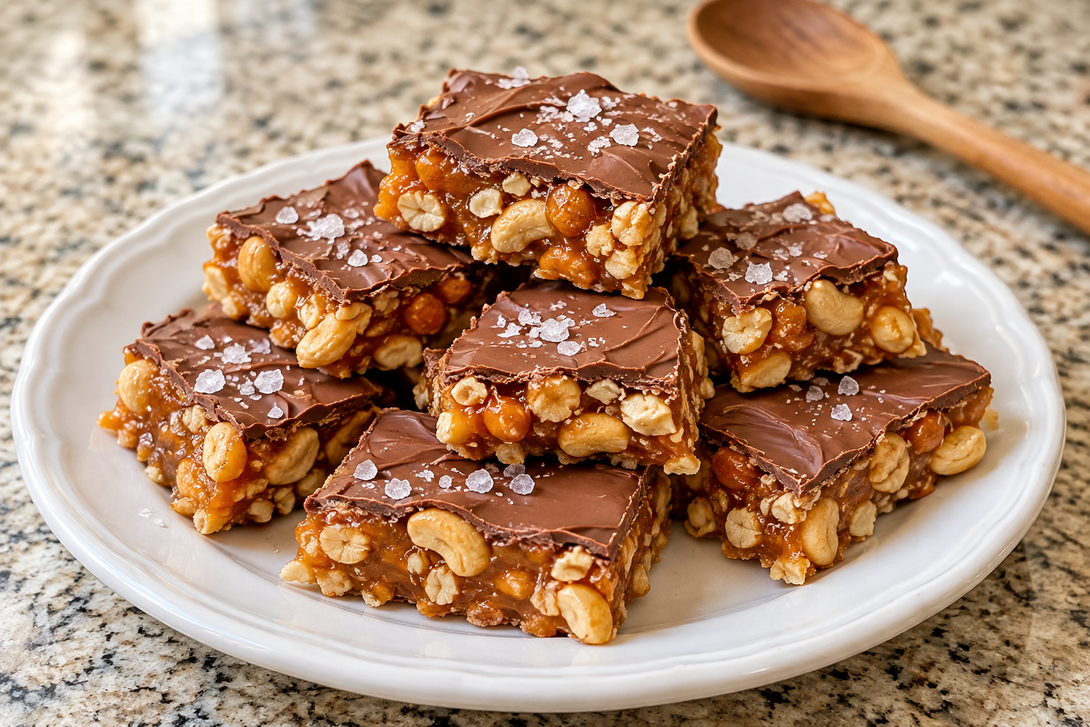 chocolate caramel nut bars