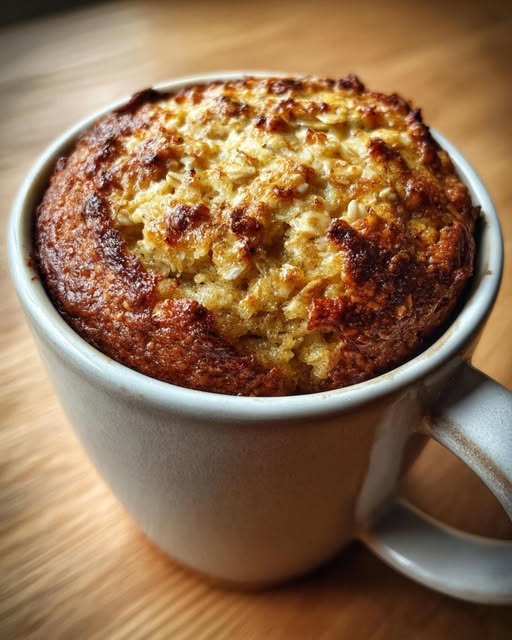 Banana Oat Microwave Mug Cake