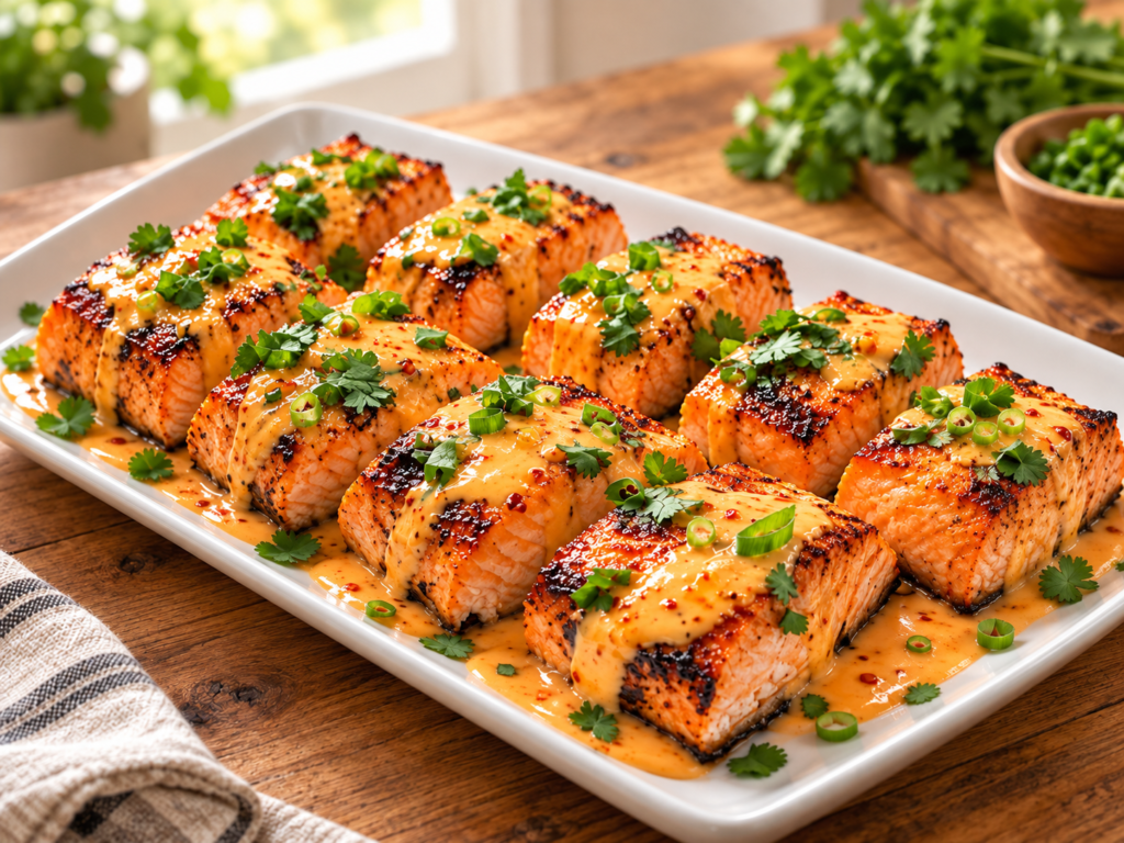 WW-friendly Bang Bang Salmon