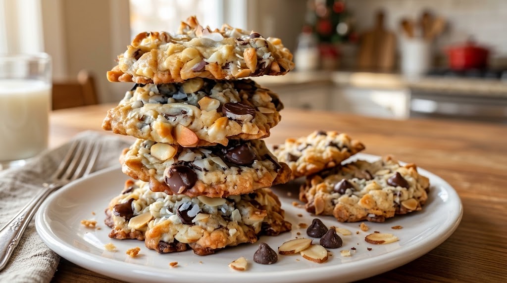 Flourless Coconut Almond Joy Cookies