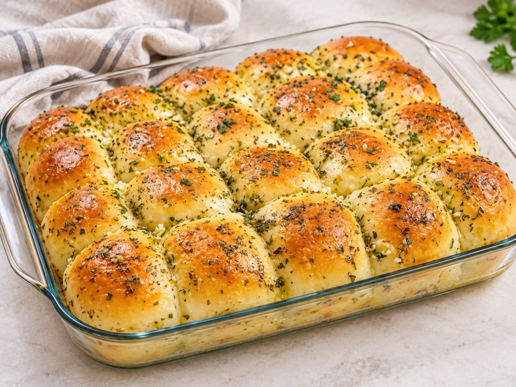 Homemade Garlic Rolls