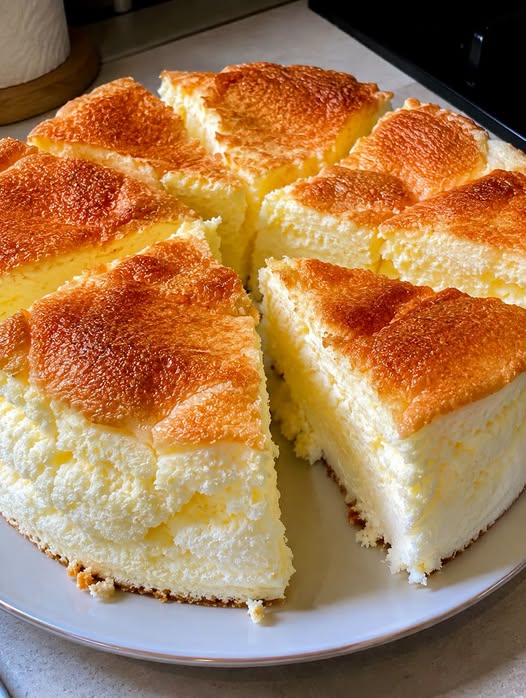 Fluffy Japanese-Style Soufflé Cheesecake