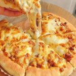 Cheesy Thick-Crust Chicken Pizza