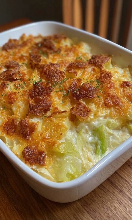 Polish Potato & Cabbage Casserole