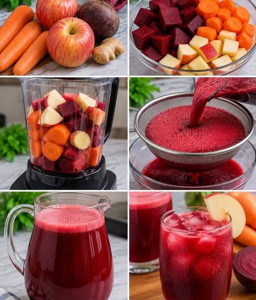 Apple Beetroot Carrot Miracle Drink
