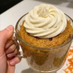 Carrot Cake Mug Cake with Cream Cheese Frosting