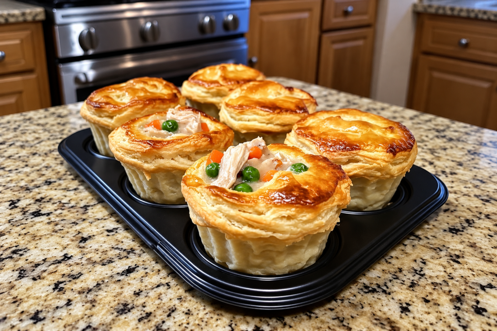 mini chicken pot pies