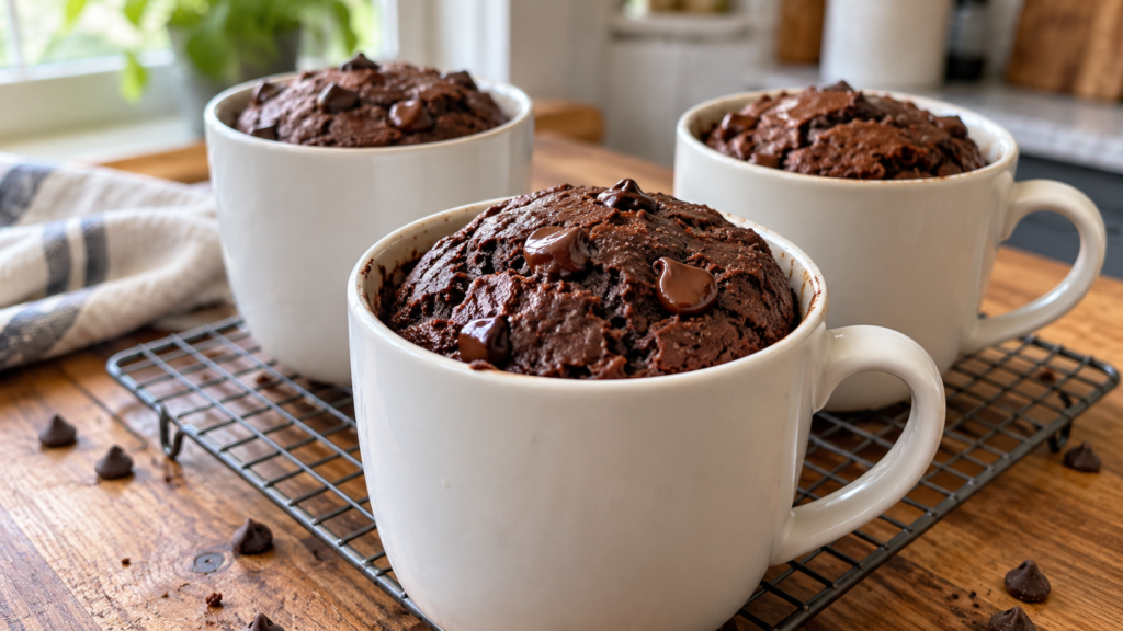 2-Minute Protein Brownie Mug Cake