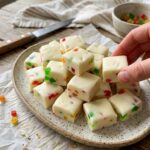 White Chocolate Gumdrop Fudge