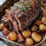 Garlic Herb Pot Roast with Potatoes and Carrots