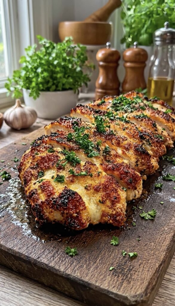 Garlic Herb Baked Chicken Breast