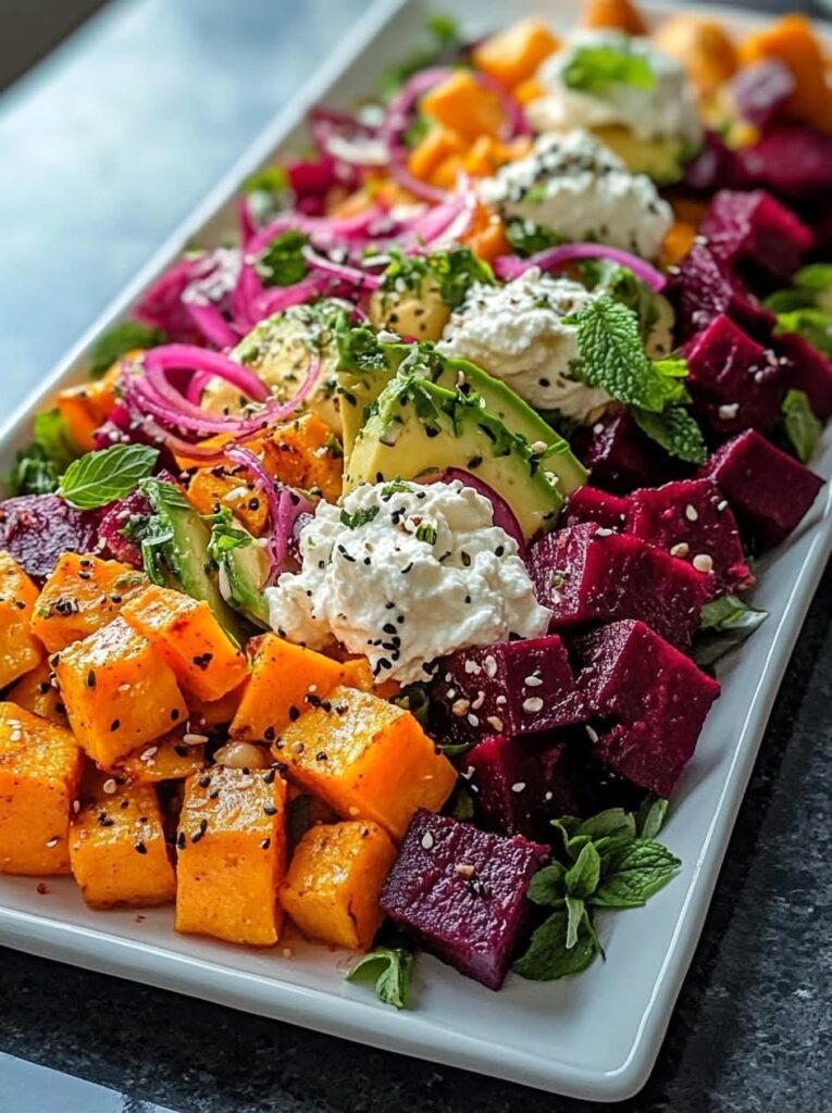 Roasted Beetroot & Butternut Squash Salad