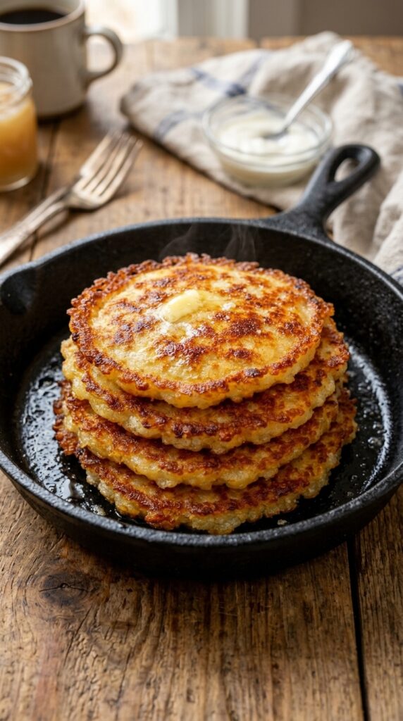 Southern Cornmeal Hoe Cakes