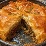 Crispy Golden Phyllo Meat Pie Recipe – Easy & Delicious