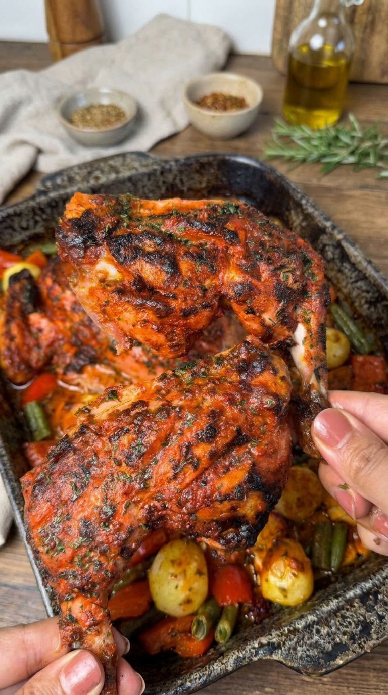 Spicy Peri Peri Grilled Chicken Recipe – Juicy & Easy
