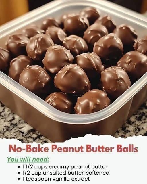 No-Bake Peanut Butter Balls – Don’t Lose This Recipe