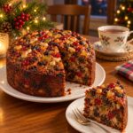 Traditional Eggless Christmas Fruit Cake