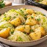 Slow cooker cabbage and potatoes