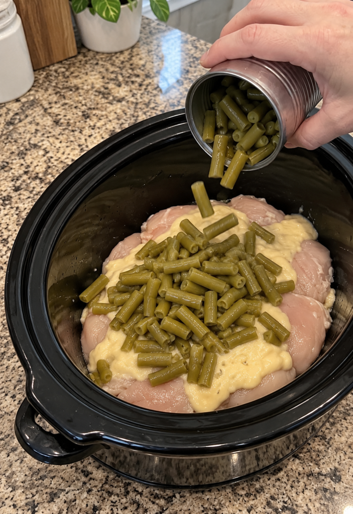 Slow Cooker Creamy Chicken and Green Beans Recipe