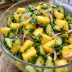 Pineapple Cucumber Salad 🍍🥒