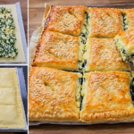 Spinach and Feta Puff Pastry Squares Recipe