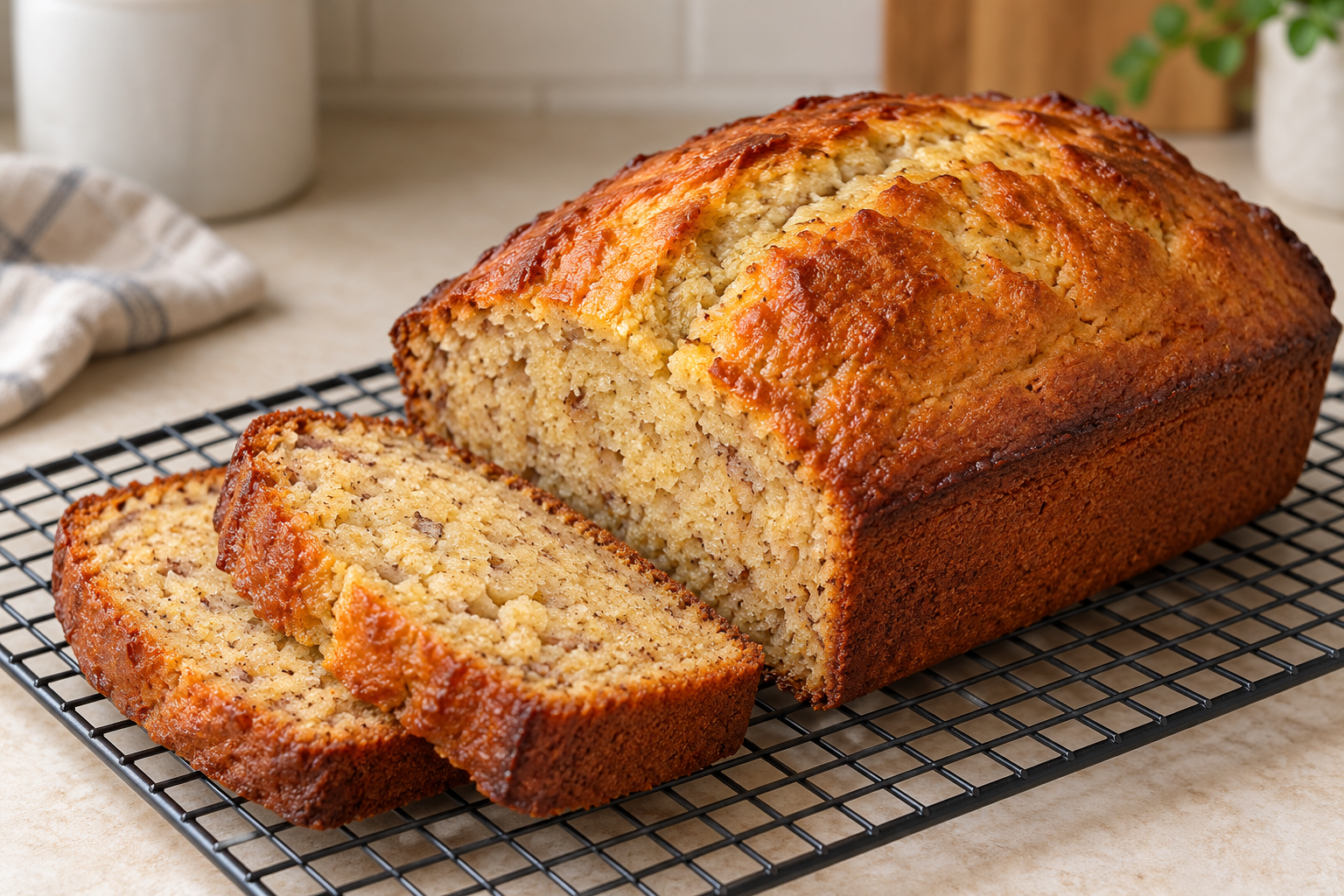 Easy Moist Banana Bread Recipe
