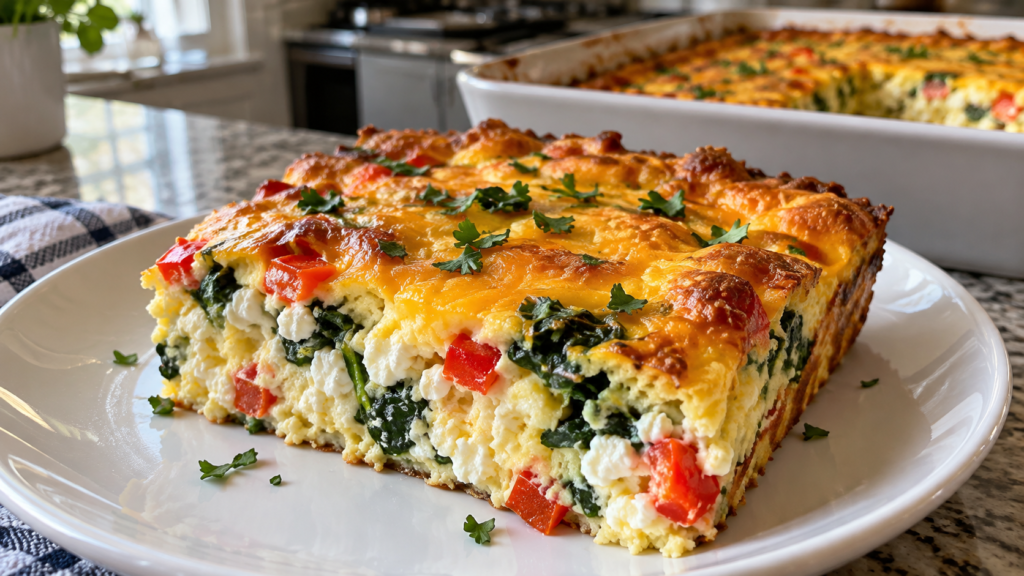 Cottage Cheese Egg Bake