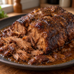 Slow-Braised Beef Pot Roast with Onion Gravy