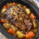Slow Cooker Garlic Onion Pot Roast