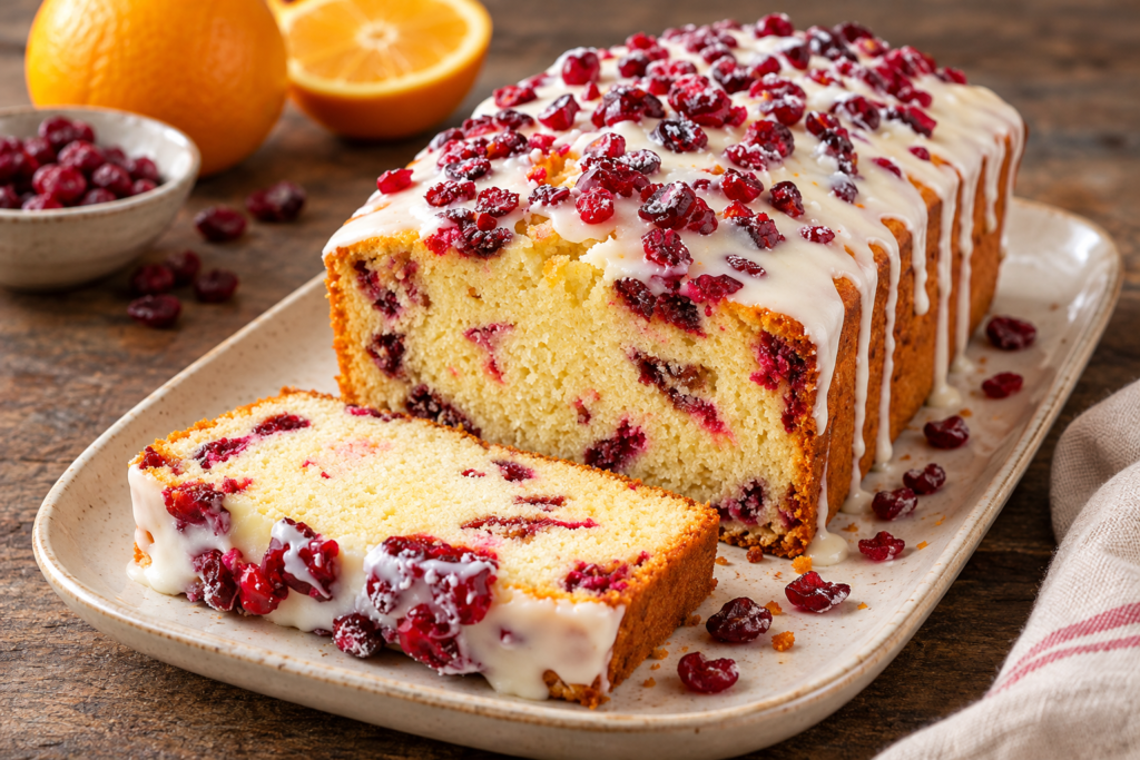 Cranberry Orange Loaf Cake