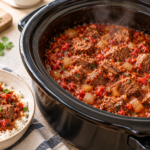 Slow Cooker 3-Ingredient Salsa Beef