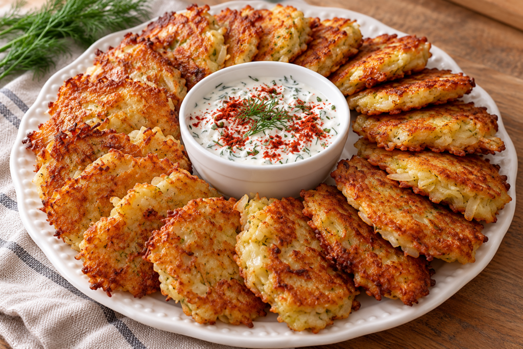 crispy cabbage fritters