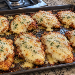 Cheesy Baked Garlic Parmesan Chicken Cutlets