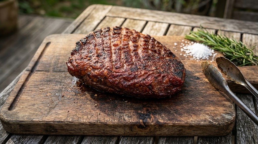 Reverse-Seared Whole Picanha Roast on the Grill